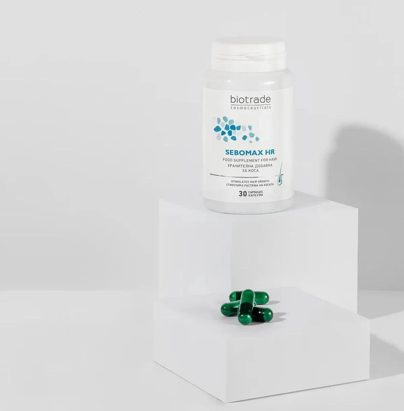 Sebomax Hair Regrowth capsule împotriva căderii părului cu Biotina, Zinc și Seleniu - Image 2